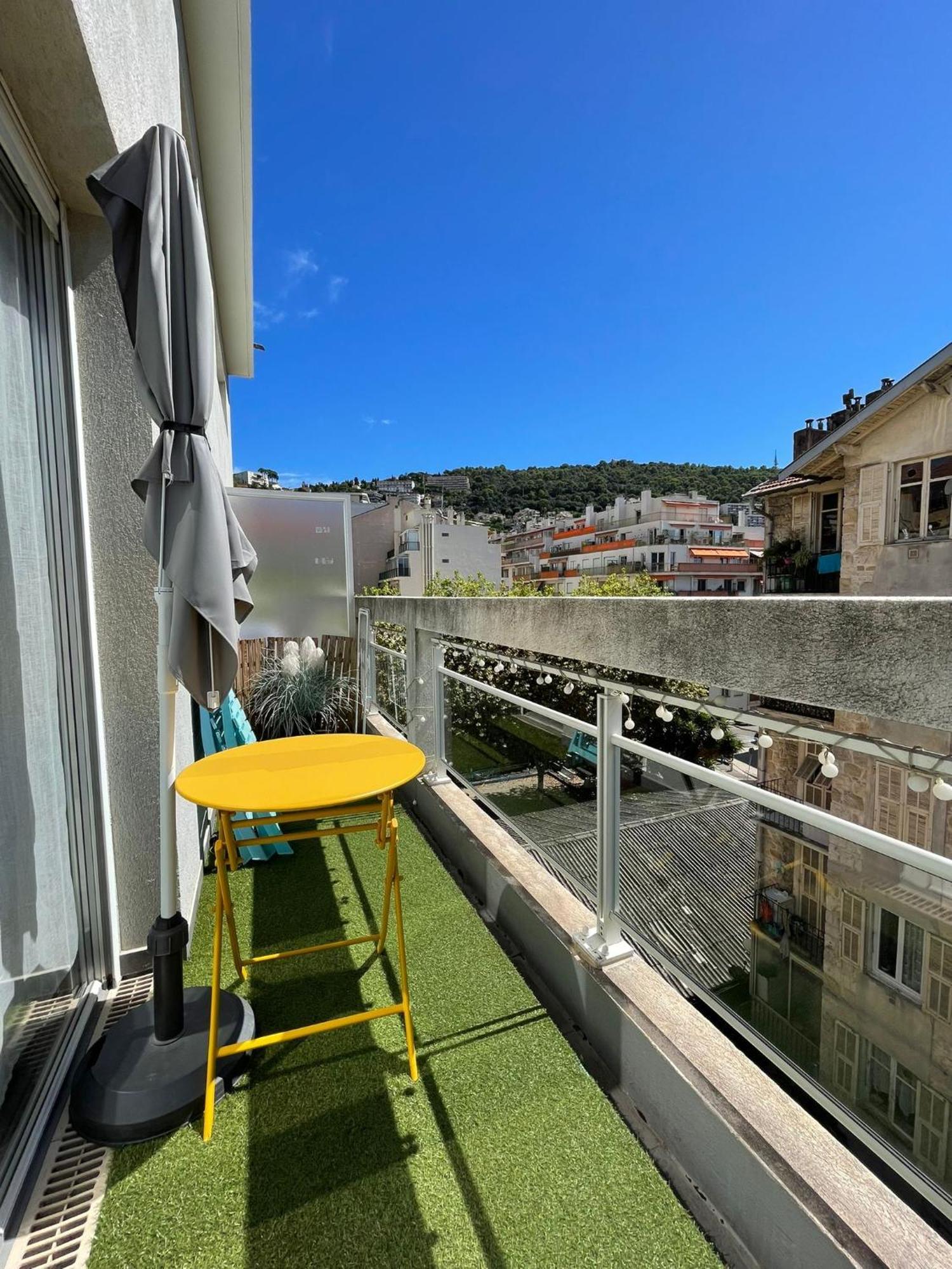 Charmant Studio Climatise Avec Terrasse Ensoleillee Nice Exterior photo